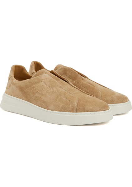 Bej Erkek Süet Sneaker