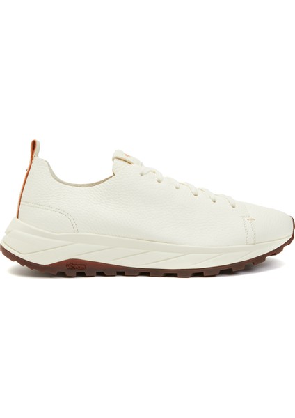 Beyaz Erkek Deri Sneaker