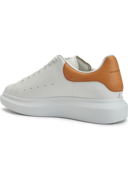 Oversize Beyaz Turuncu Erkek Deri Sneaker modelleri