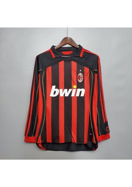 Efsane M.i.l.a.n #99 Fenomen Ronaldo Nostalji Uzun Kollu Forması (Kırmızı/siyah)
