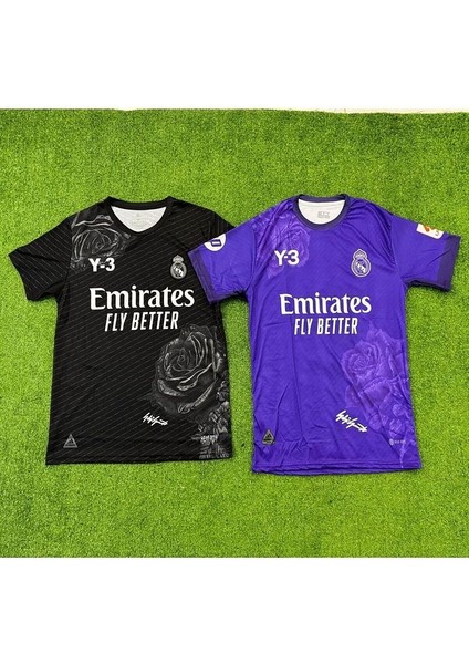 Ihala Madrid Bellingham Y-3 Yeni Sezon Mor/siyah 2 Li Set Forması fiyatları