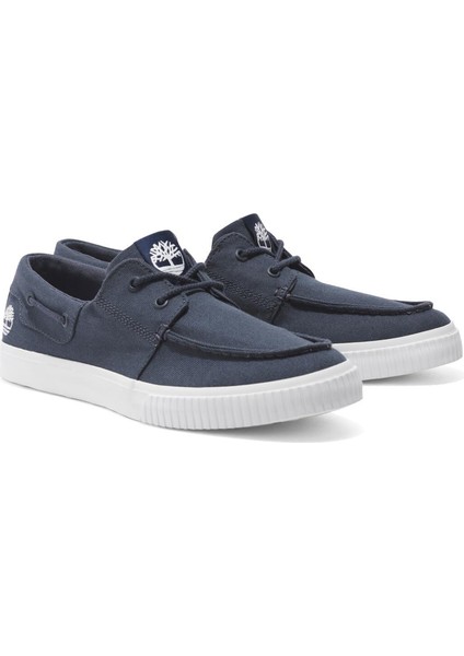 Mylo Bay Koyu Mavi Erkek Kanvas Loafer