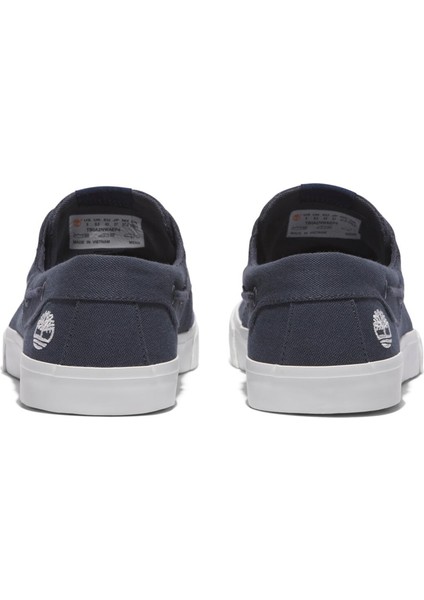 Mylo Bay Koyu Mavi Erkek Kanvas Loafer