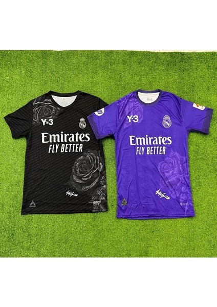 R.e.a.l/madrid Ihala Madrid Vini Jr Y-3 Yeni Sezon Mor/siyah 2 Li Set Forması fiyatları
