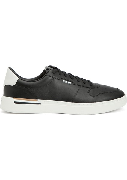 Siyah Erkek Deri Sneaker