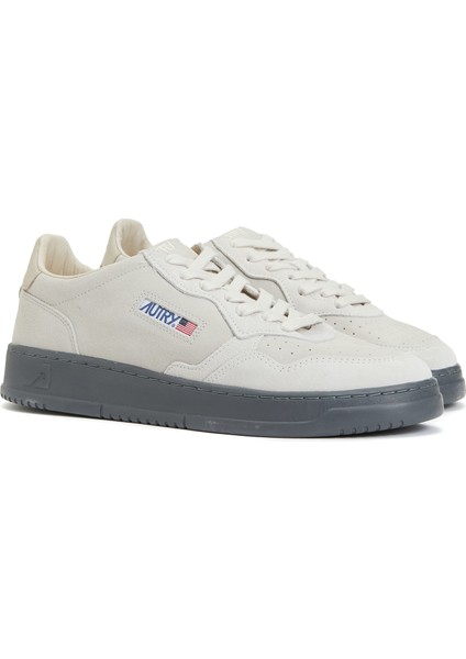 Gri Erkek Deri Sneaker