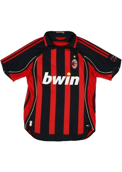 2006/07 Efsane M.i.l.a.n Iç Saha #isimsiz Baskısız Forması (Kırmızı/siyah)