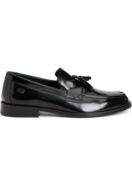 Siyah Erkek Deri Loafer