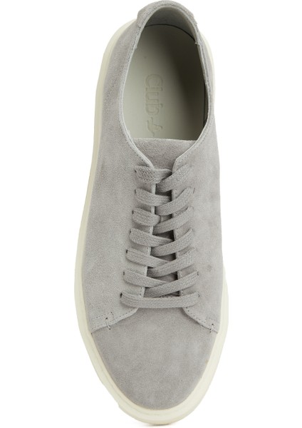 Gri Erkek Süet Sneaker