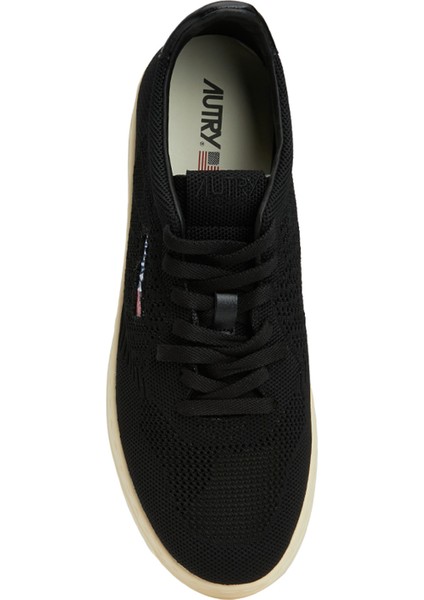 Easeknit Siyah Örgü Dokulu Erkek Sneaker