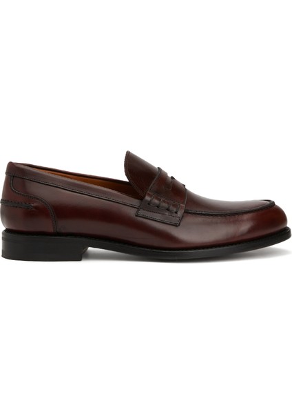 Bordo Erkek Deri Loafer