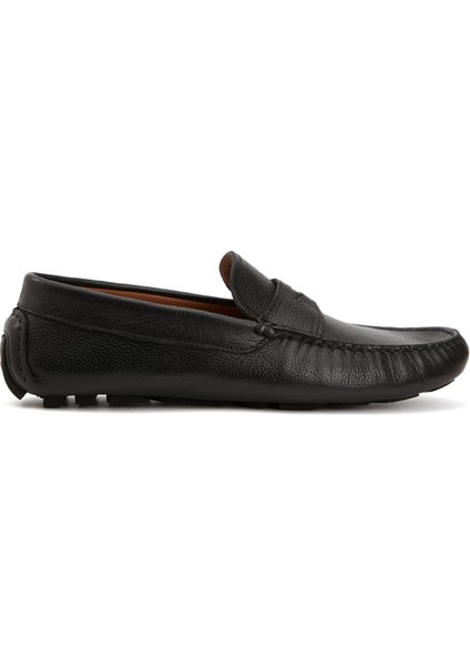 Siyah Erkek Deri Loafer