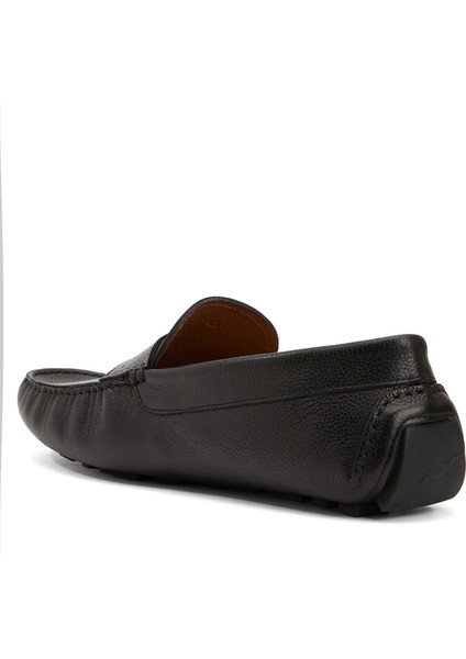Siyah Erkek Deri Loafer