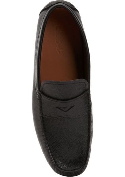 Siyah Erkek Deri Loafer