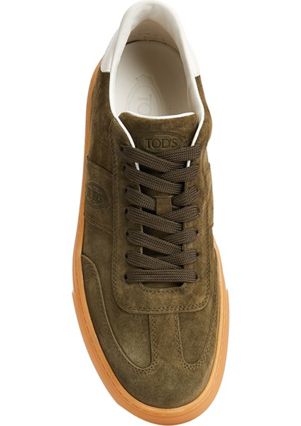 Haki Erkek Deri Sneaker fırsatları