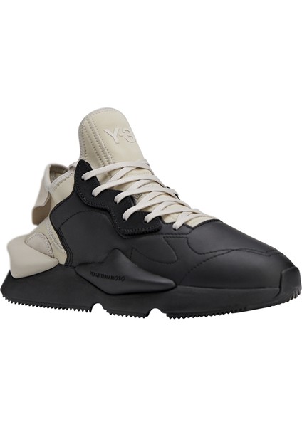 Kaiwa Siyah Erkek Deri Sneaker