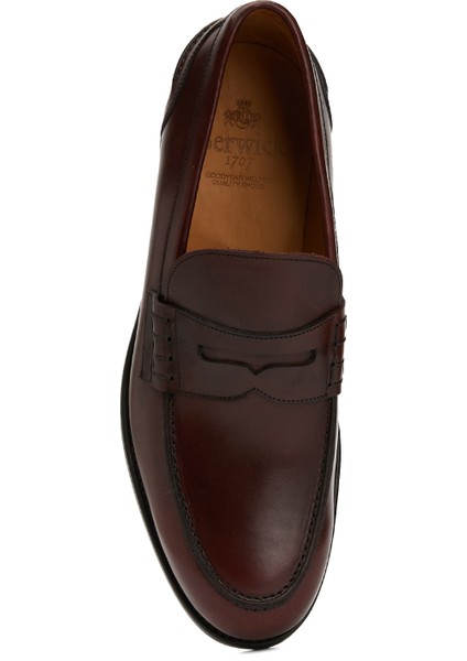 Bordo Erkek Deri Loafer