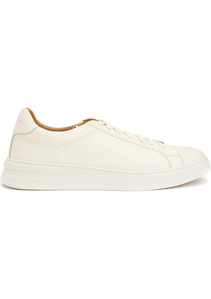 Gordon Beyaz Erkek Deri Sneaker