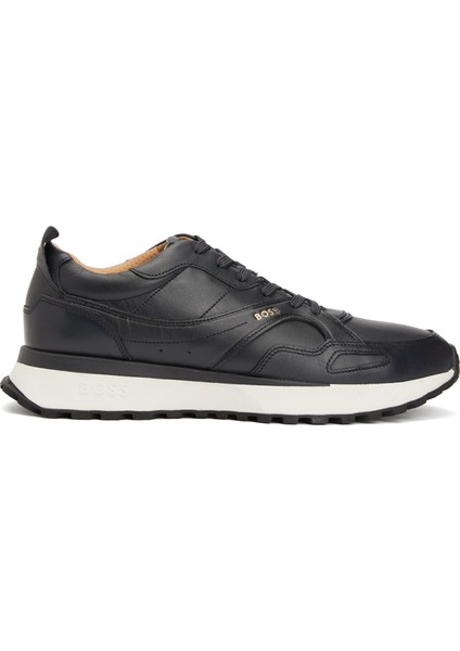 Siyah Erkek Deri Sneaker