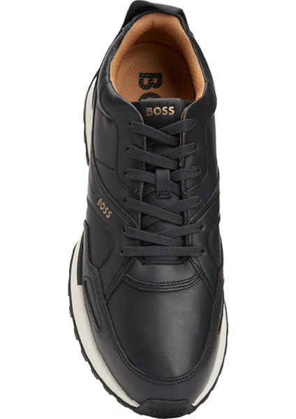 Siyah Erkek Deri Sneaker
