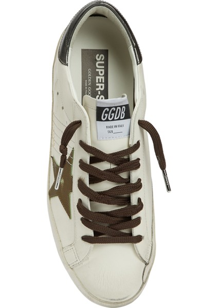 Super Star Beyaz Erkek Deri Sneaker fırsatları