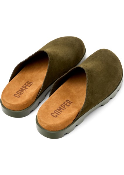 Brutus Sandal Yeşil Nubuk Erkek Sandalet K100906-009 modelleri