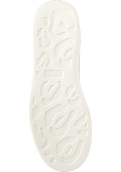 Oversized Siyah Beyaz Erkek Deri Sneaker