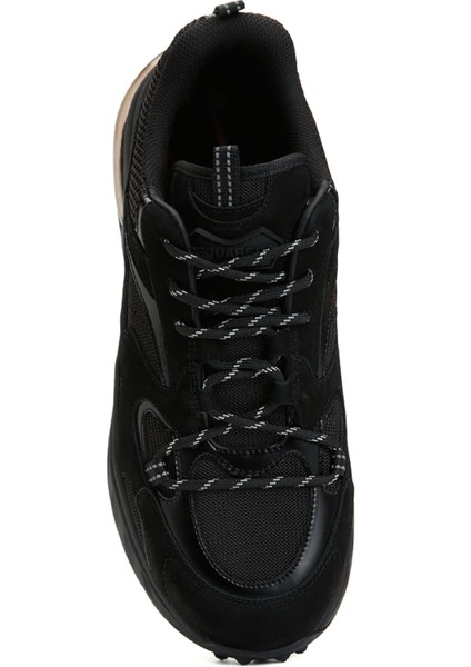 Bubble Siyah Erkek Deri Sneaker