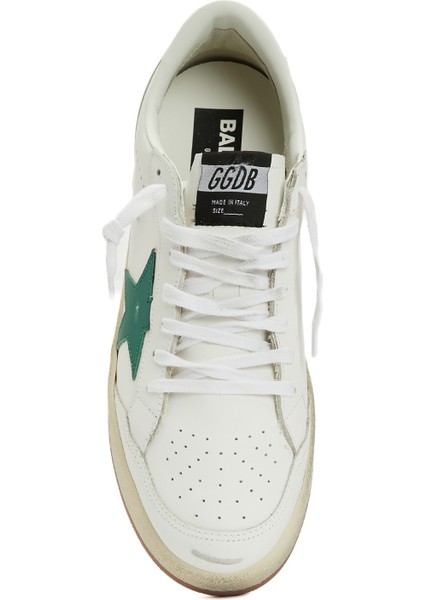 Ball Star Beyaz Erkek Deri Sneaker fırsatları