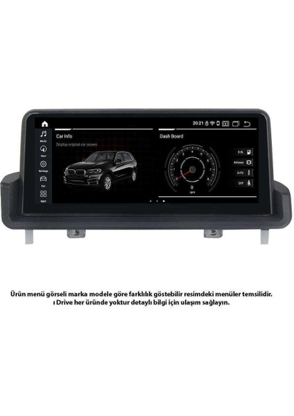 Bmw E90 3 Serisi Anroid Nbt 4 Ram 64 Hafıza Qualcomm Işlemci 8 Çekirdek 4g Carplay 10.25 Inç 2005-2009 fiyatları