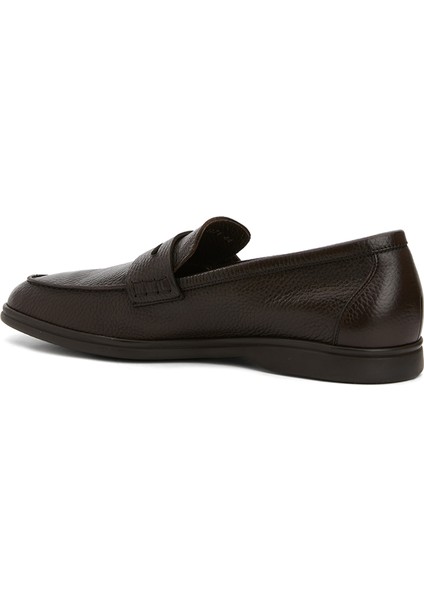 Kahverengi Erkek Deri Loafer modelleri