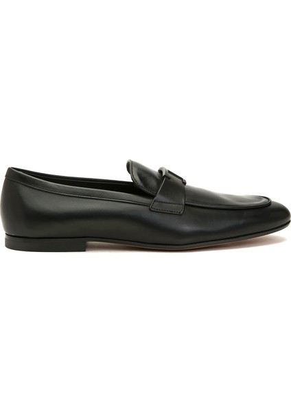 Siyah Erkek Deri Loafer