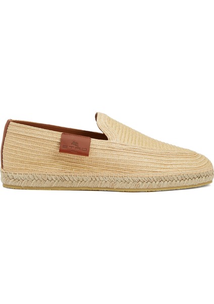 Bej Jüt Dokulu Erkek Espadril
