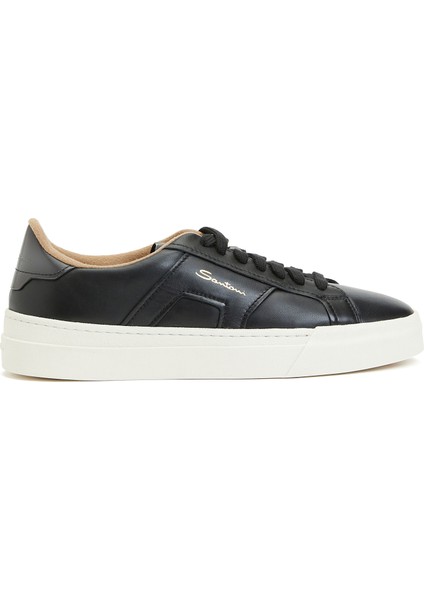 Siyah Erkek Deri Sneaker