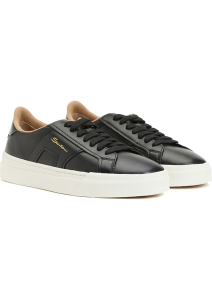 Siyah Erkek Deri Sneaker