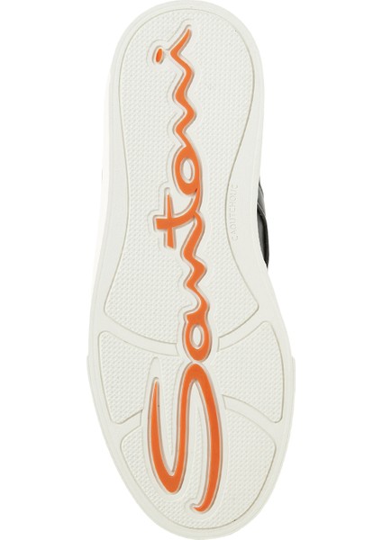 Siyah Erkek Deri Sneaker