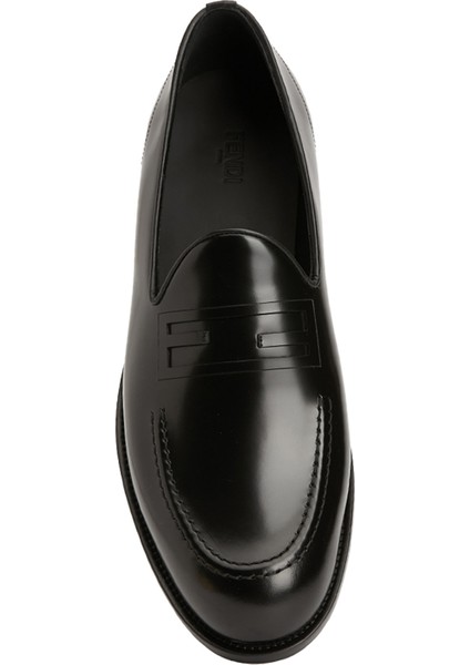 Siyah Erkek Deri Loafer