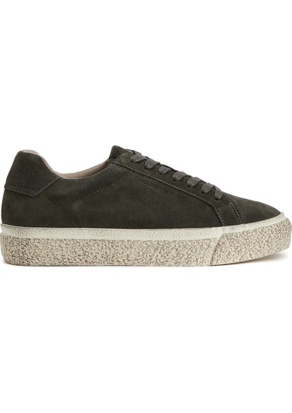 Antrasit Erkek Deri Sneaker