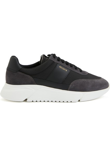 Genesis Siyah Logolu Erkek Deri Sneaker