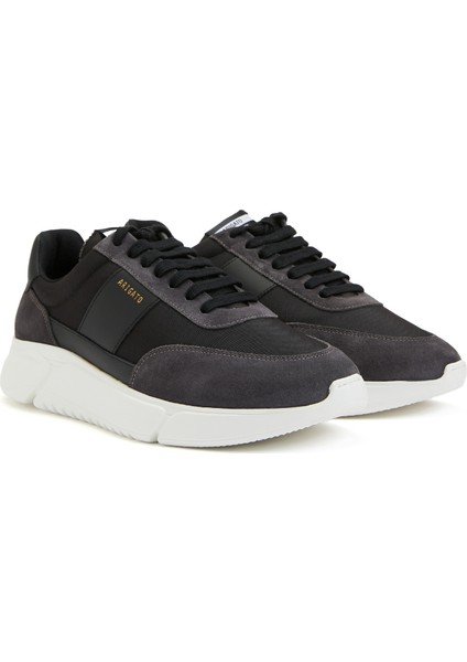 Genesis Siyah Logolu Erkek Deri Sneaker