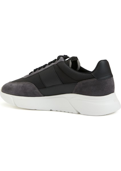 Genesis Siyah Logolu Erkek Deri Sneaker