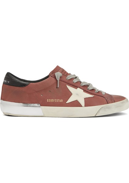 Super Star Kahve Beyaz Erkek Deri Sneaker