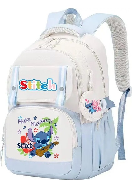 Dikiş Backpack Popüler Çocuklar Teenger Schoolbag Büyük Kapasiteli Moda Öğrenci Kitap Çantası Kız Seyahat Kırılcak Hediyesi Para Çantası Rengi: 006 (Yurt Dışından)