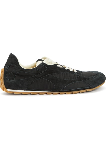New Orbit Siyah Erkek Deri Sneaker