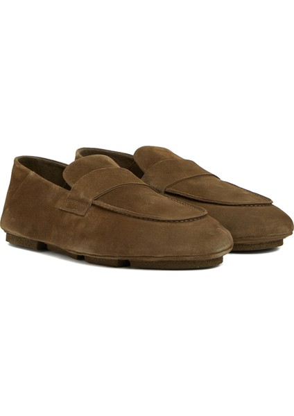C-Side Bej Erkek Süet Loafer