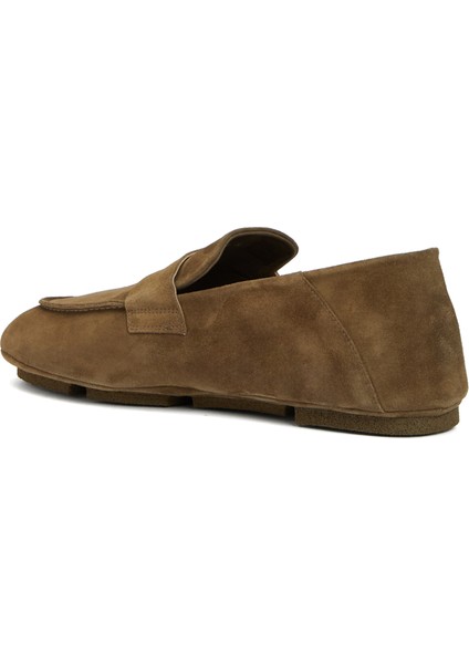 C-Side Bej Erkek Süet Loafer
