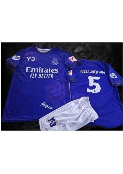 R.madridd 2023/24 Yeni Sezon Y-3 Jude Bellingham Özel Konsept Çocuk Forması 4'lü