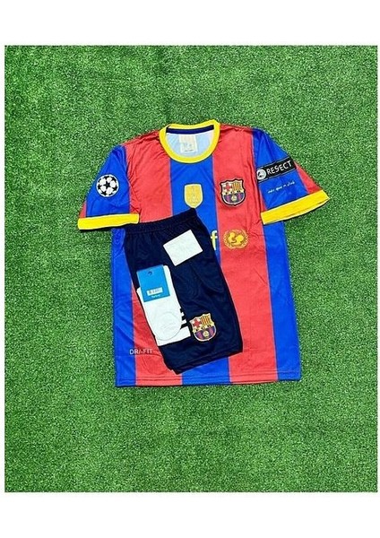 Fc. B.a.r.c.e.l.o.n.a 2011 Sampiyonlar Ligi Finali Lionel Messi Nostalji Çocuk Forması 4'lü Set fiyatları
