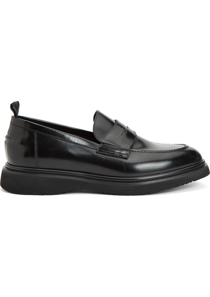 Siyah Erkek Deri Loafer