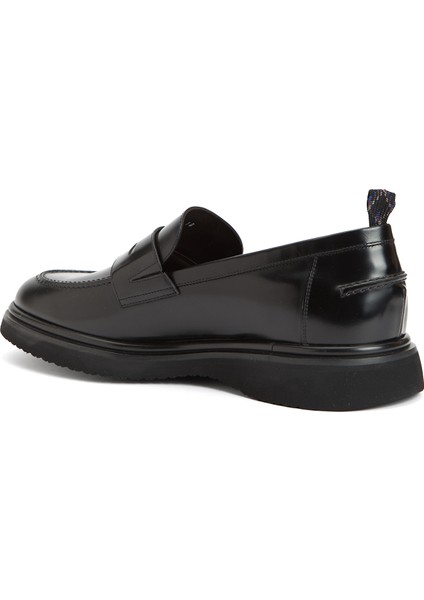 Siyah Erkek Deri Loafer